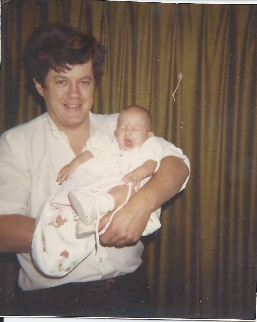dad with daughter 1970
